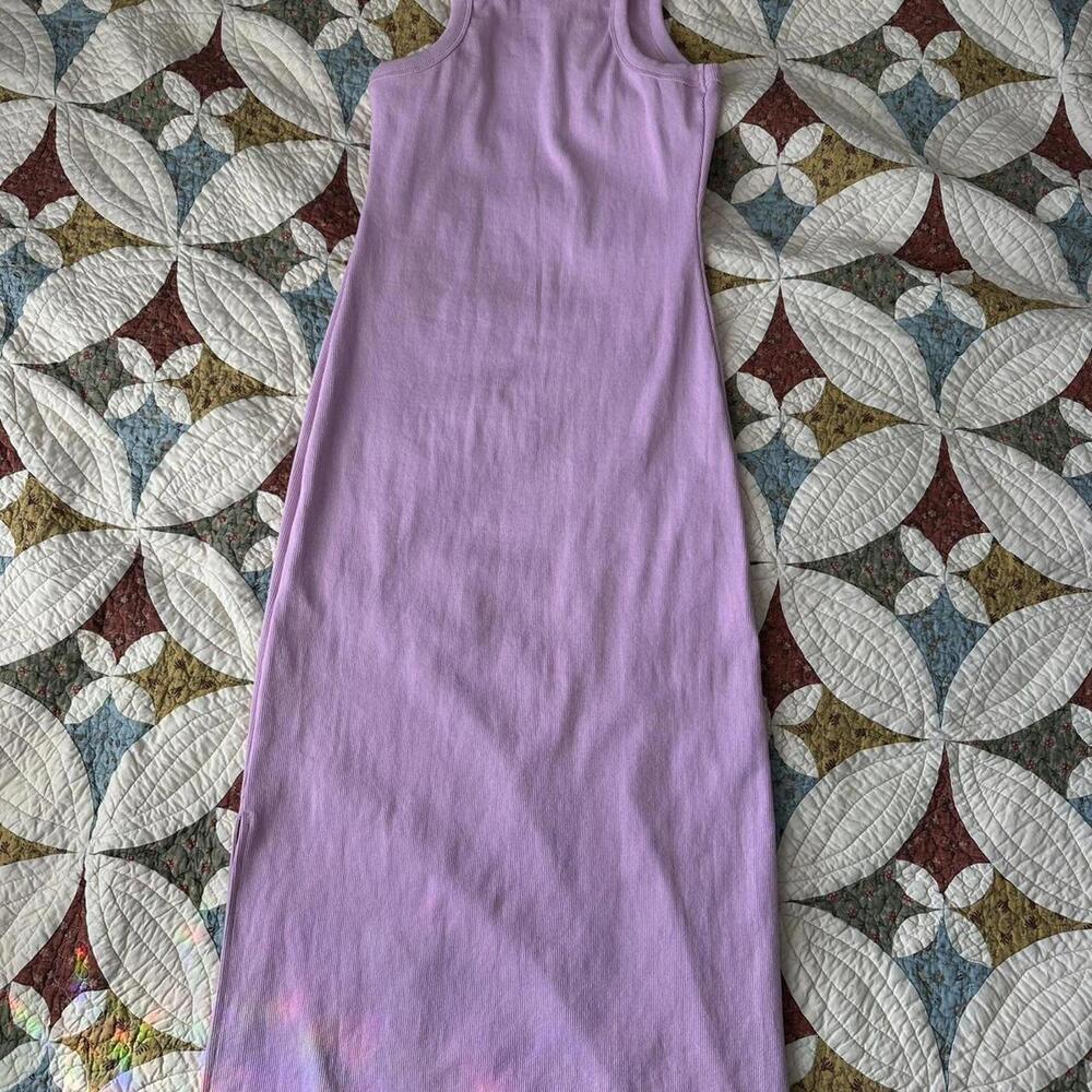 Mable Anthropologie pink tank maxi dress size L casual dress Valentine’s Day - Picture 4 of 6